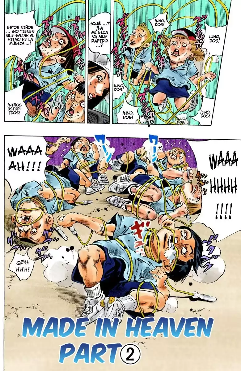 JoJo's Bizarre Adventure Parte 6: Stone Ocean Full Color Capitulo 150: Made in Heaven parte 2 página 2