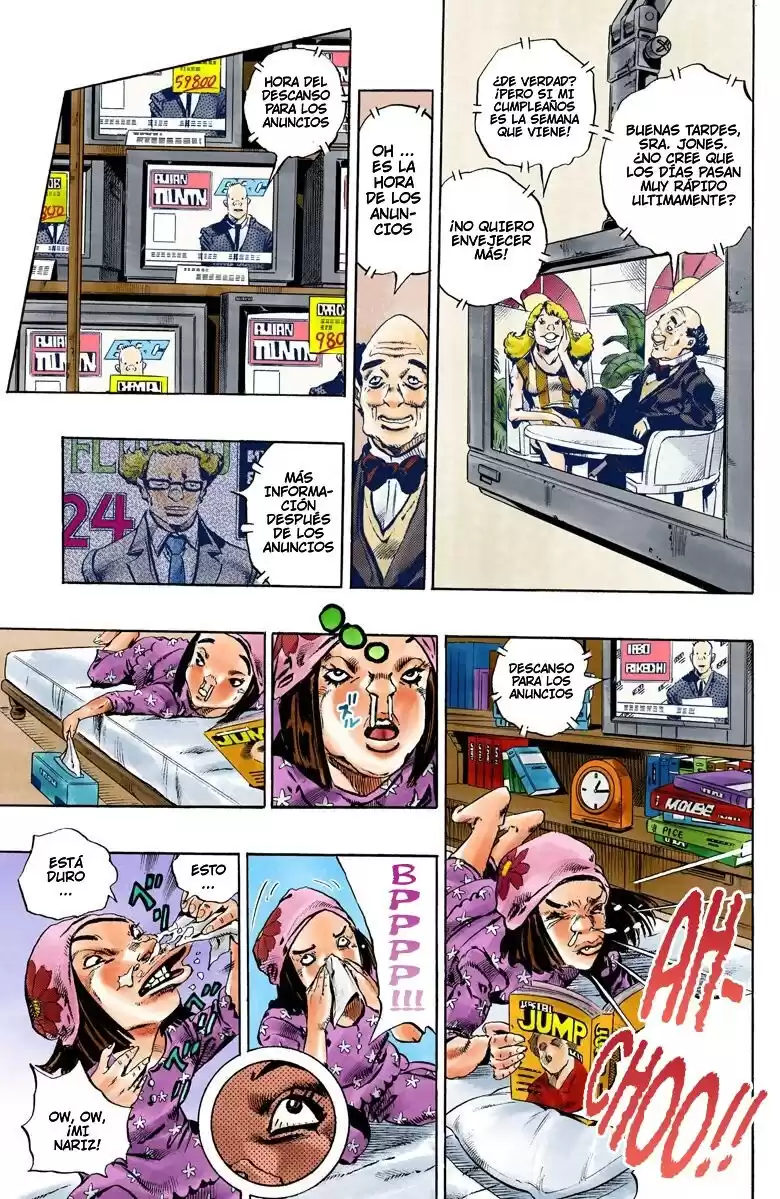 JoJo's Bizarre Adventure Parte 6: Stone Ocean Full Color Capitulo 150: Made in Heaven parte 2 página 3