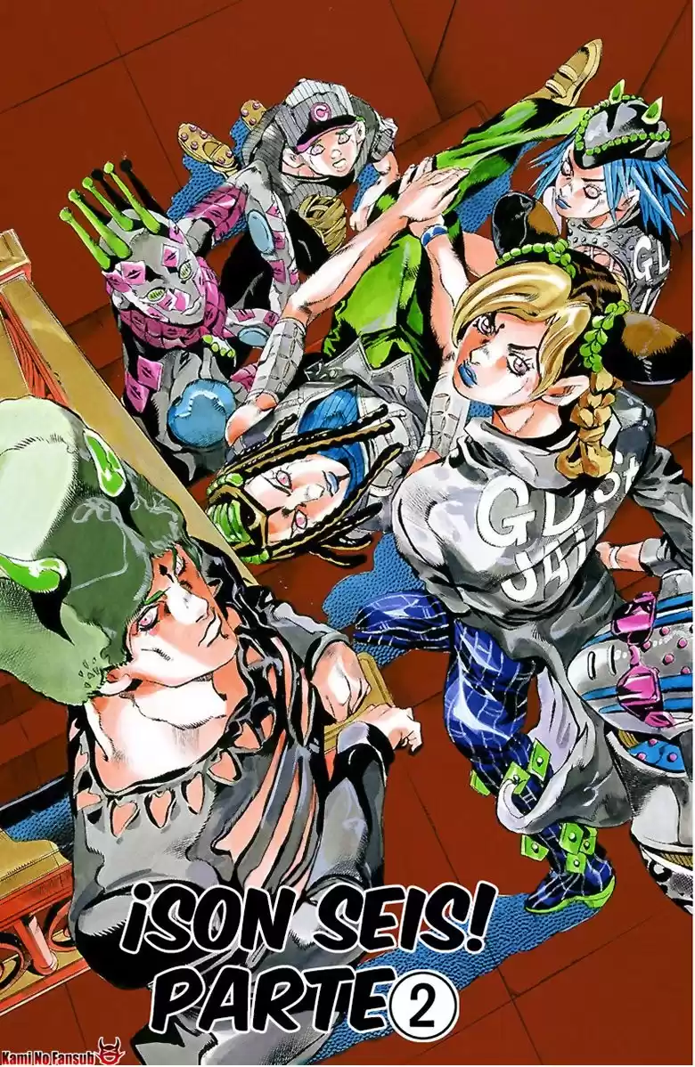 JoJo's Bizarre Adventure Parte 6: Stone Ocean Full Color Capitulo 27: ¡Son Seis! Parte 2 página 3