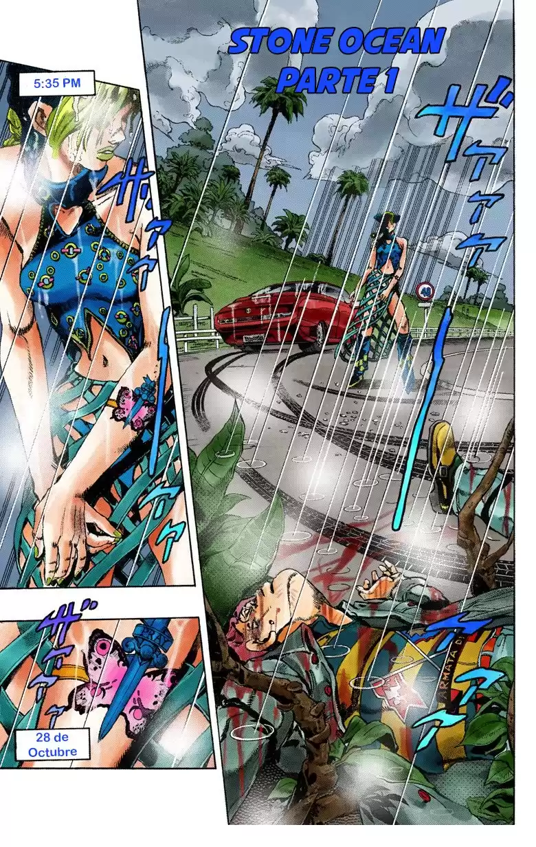 JoJo's Bizarre Adventure Parte 6: Stone Ocean Full Color Capitulo 1: Stone Ocean parte 1 página 2