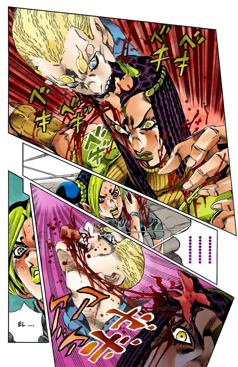 JoJo's Bizarre Adventure Parte 6: Stone Ocean Full Color Capitulo 57: Beso de Amor y Venganza parte 7 página 3