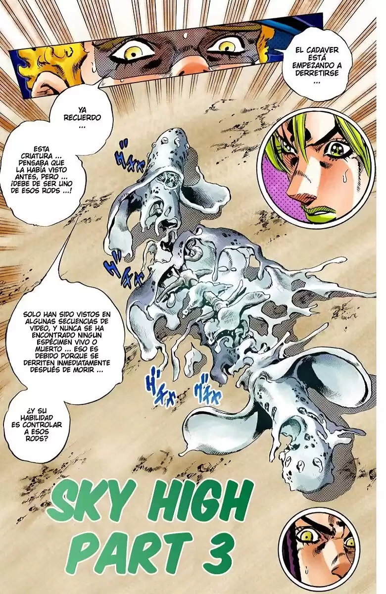 JoJo's Bizarre Adventure Parte 6: Stone Ocean Full Color Capitulo 114: Sky High parte 3 página 1