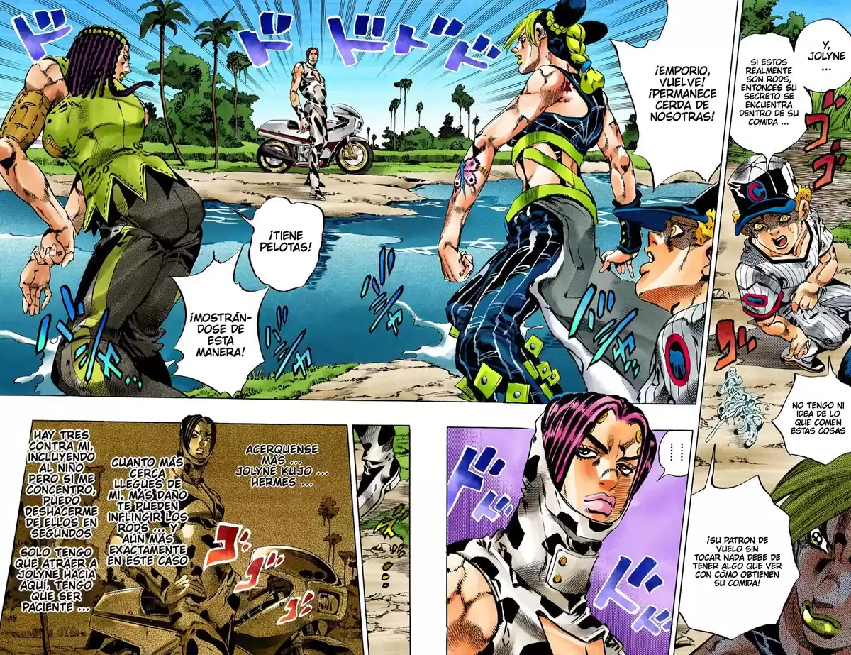 JoJo's Bizarre Adventure Parte 6: Stone Ocean Full Color Capitulo 114: Sky High parte 3 página 2