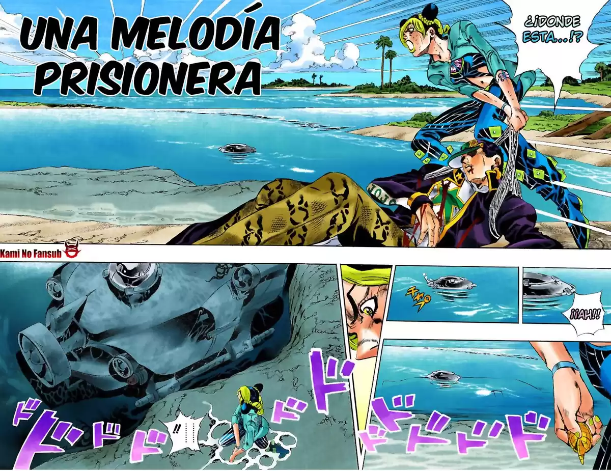 JoJo's Bizarre Adventure Parte 6: Stone Ocean Full Color Capitulo 20: Una melodía prisionera página 4