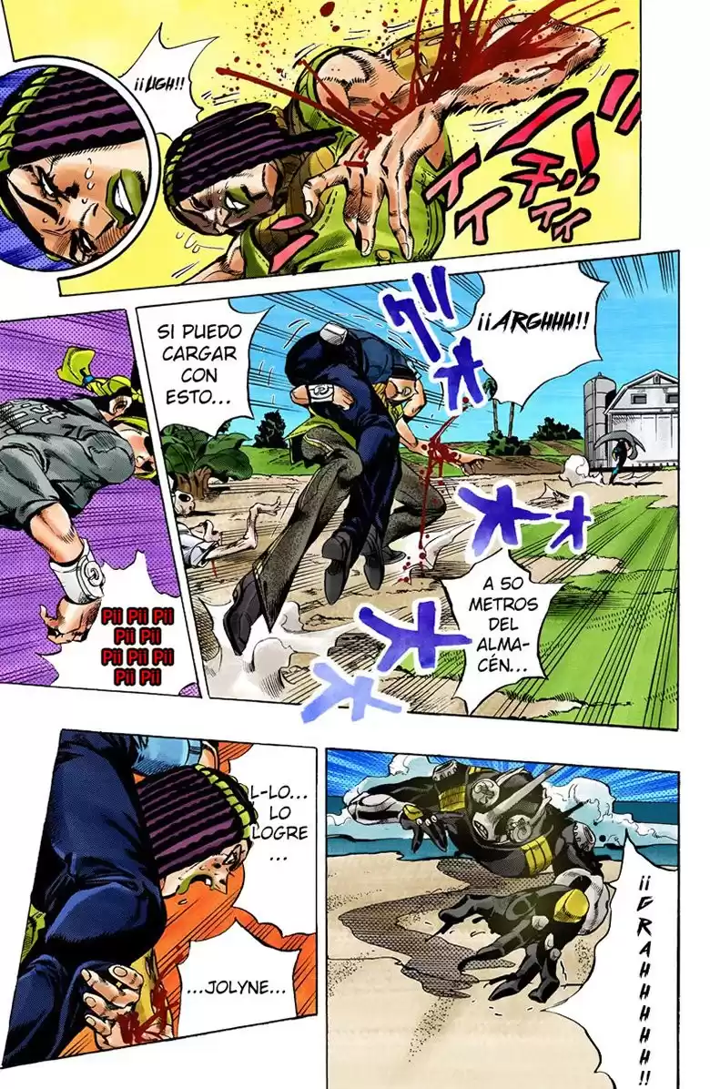 JoJo's Bizarre Adventure Parte 6: Stone Ocean Full Color Capitulo 31: Foo Fighters parte 1 página 10