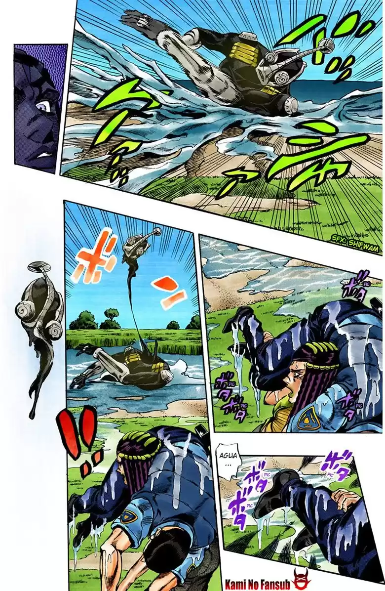 JoJo's Bizarre Adventure Parte 6: Stone Ocean Full Color Capitulo 31: Foo Fighters parte 1 página 11