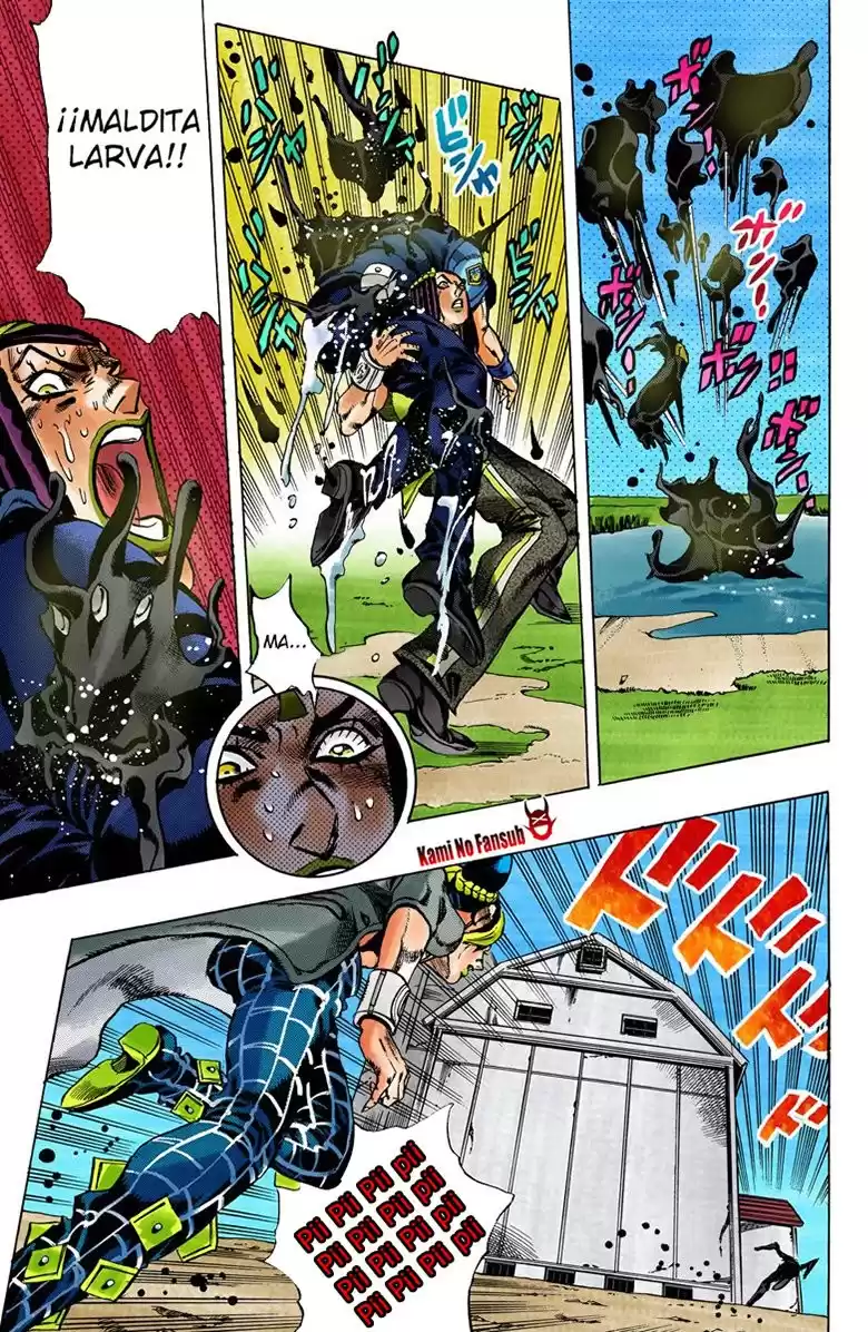 JoJo's Bizarre Adventure Parte 6: Stone Ocean Full Color Capitulo 31: Foo Fighters parte 1 página 12