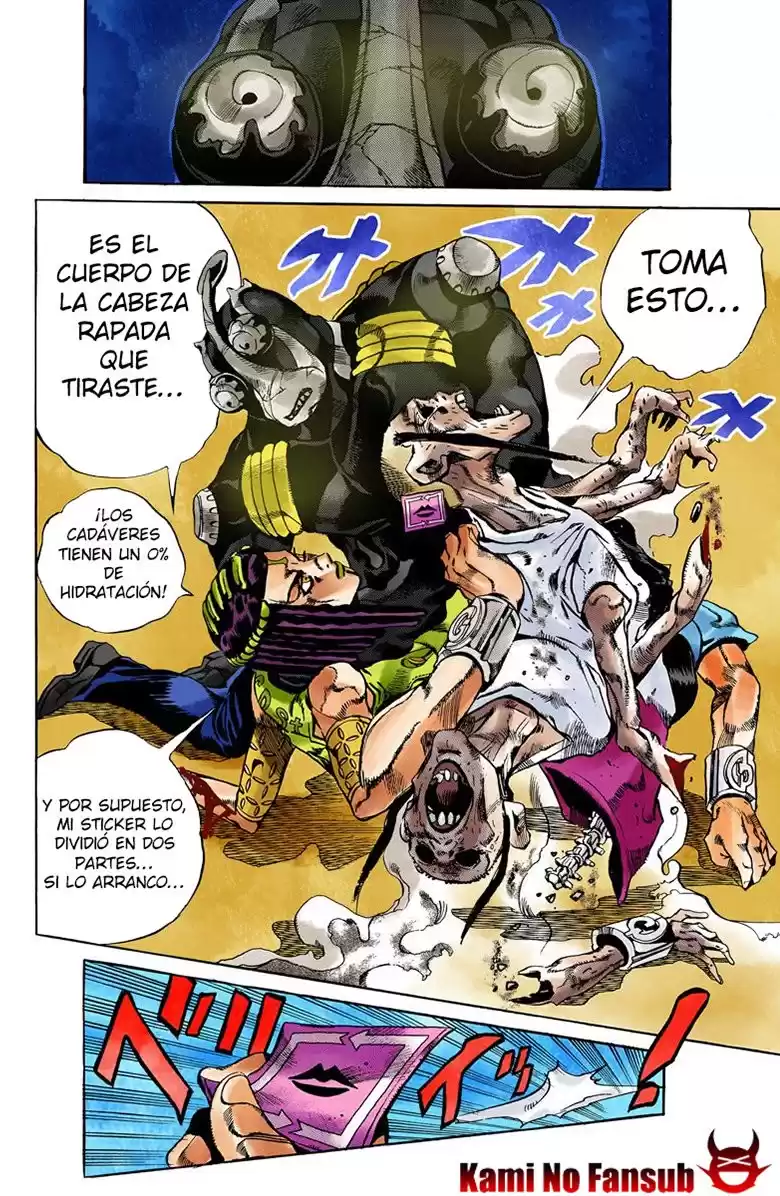 JoJo's Bizarre Adventure Parte 6: Stone Ocean Full Color Capitulo 31: Foo Fighters parte 1 página 15