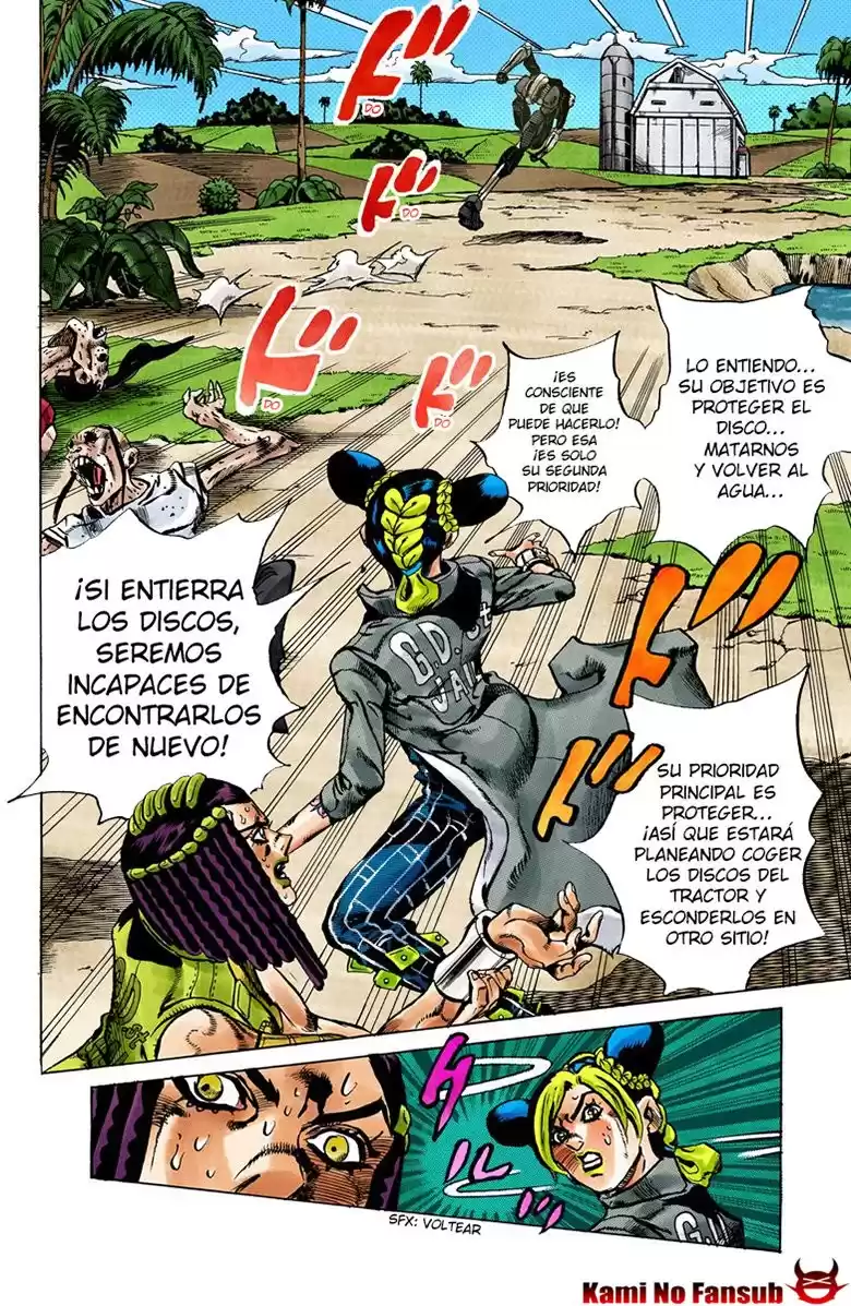 JoJo's Bizarre Adventure Parte 6: Stone Ocean Full Color Capitulo 31: Foo Fighters parte 1 página 3