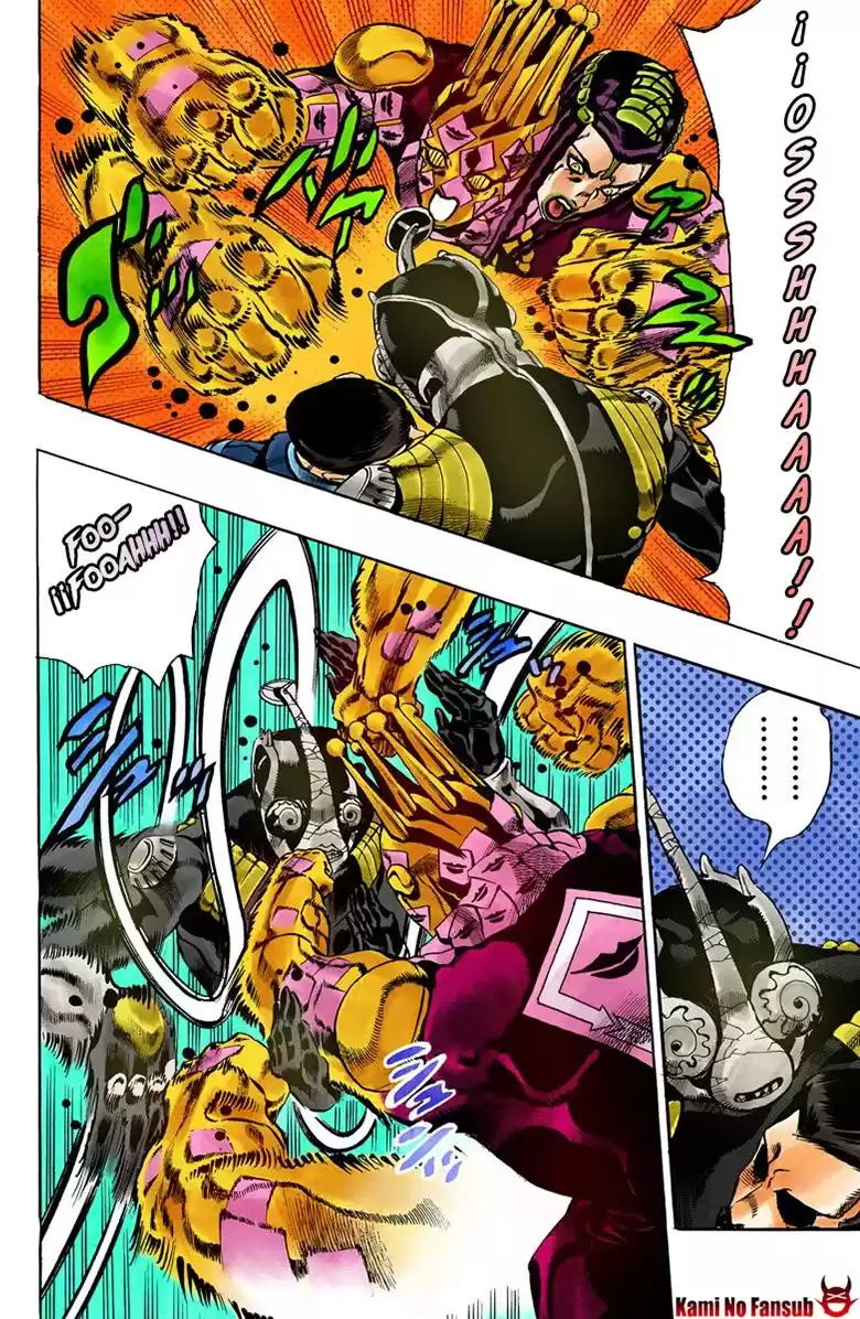 JoJo's Bizarre Adventure Parte 6: Stone Ocean Full Color Capitulo 31: Foo Fighters parte 1 página 7