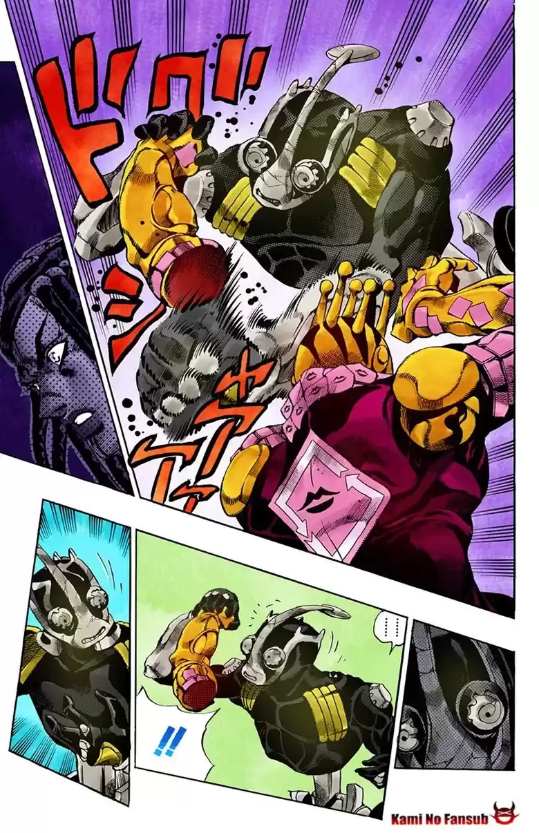 JoJo's Bizarre Adventure Parte 6: Stone Ocean Full Color Capitulo 31: Foo Fighters parte 1 página 8