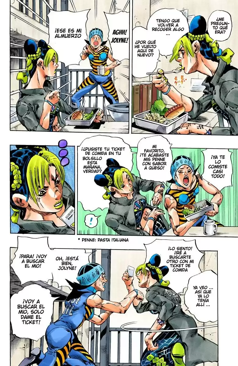 JoJo's Bizarre Adventure Parte 6: Stone Ocean Full Color Capitulo 98: ¡Jail House Lock! parte 3 página 4