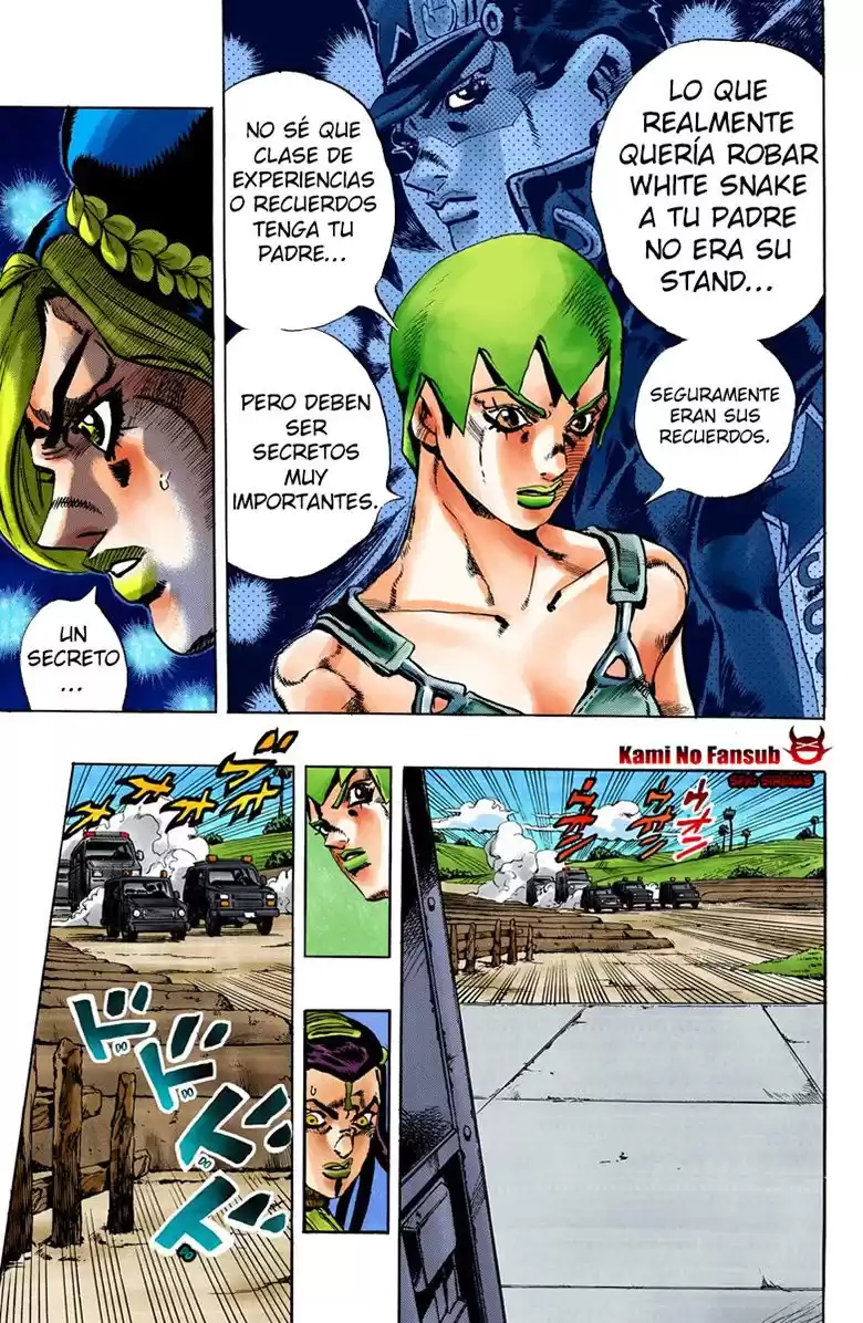 JoJo's Bizarre Adventure Parte 6: Stone Ocean Full Color Capitulo 33: Foo Fighters parte 3 página 13