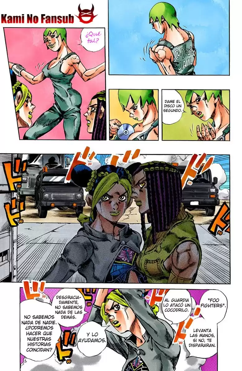 JoJo's Bizarre Adventure Parte 6: Stone Ocean Full Color Capitulo 33: Foo Fighters parte 3 página 15