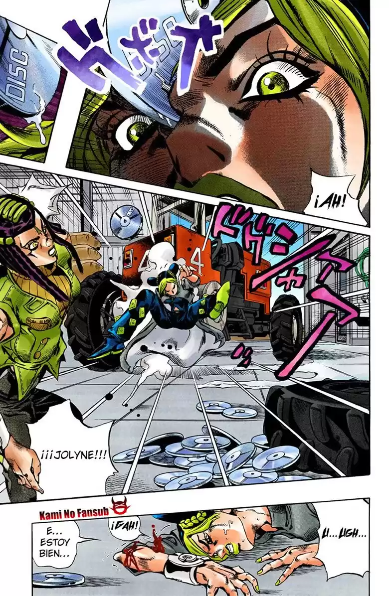 JoJo's Bizarre Adventure Parte 6: Stone Ocean Full Color Capitulo 33: Foo Fighters parte 3 página 5