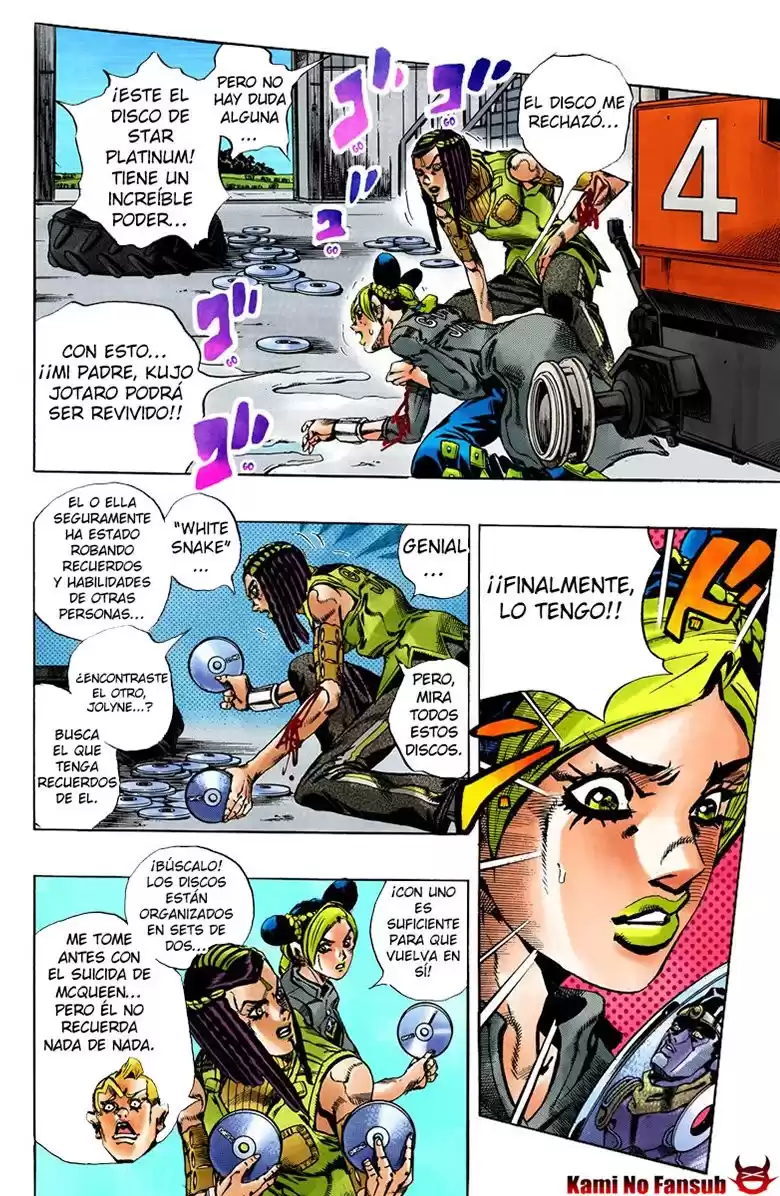 JoJo's Bizarre Adventure Parte 6: Stone Ocean Full Color Capitulo 33: Foo Fighters parte 3 página 6