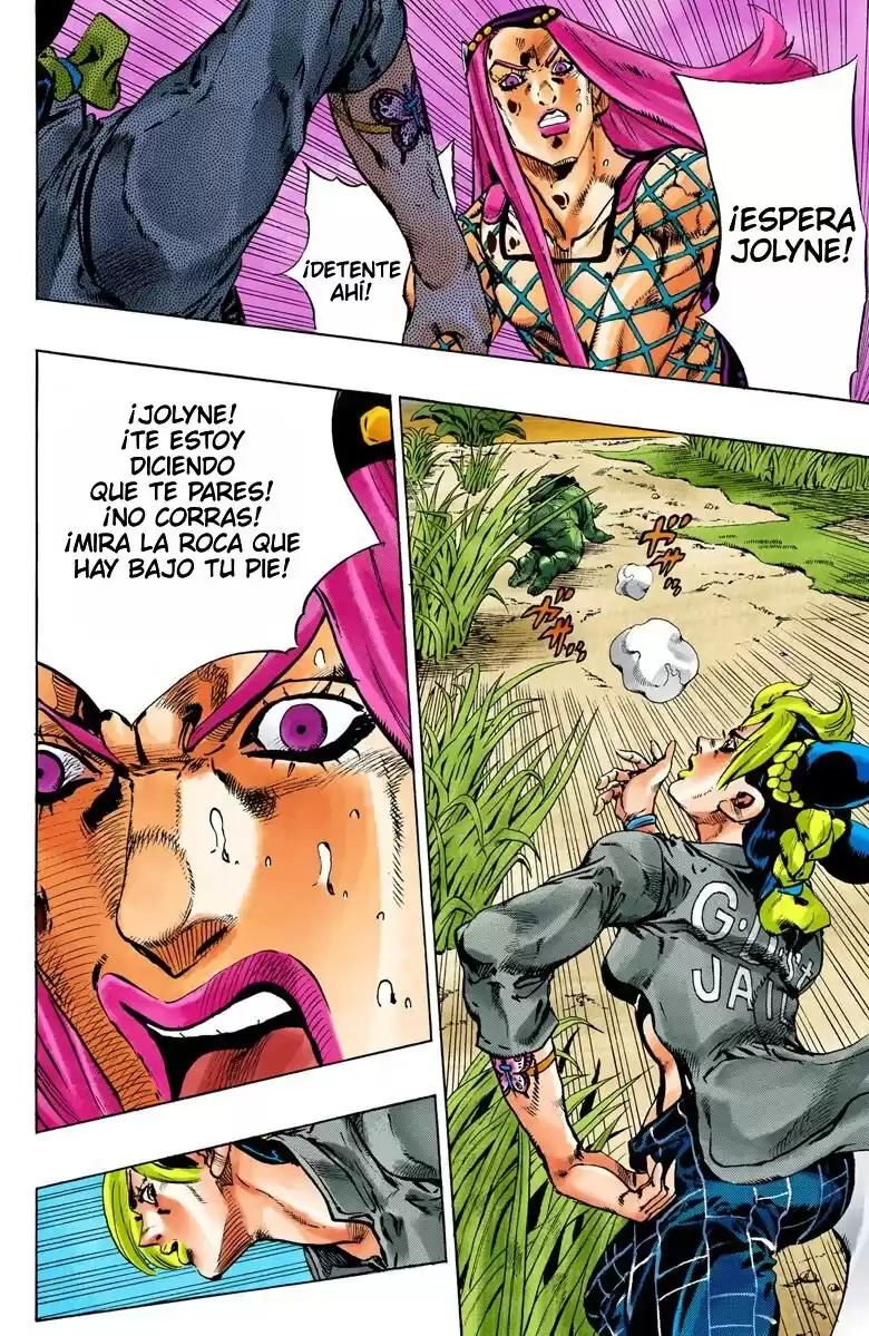 JoJo's Bizarre Adventure Parte 6: Stone Ocean Full Color Capitulo 86: AWAKEN - Despertar parte 2 página 7