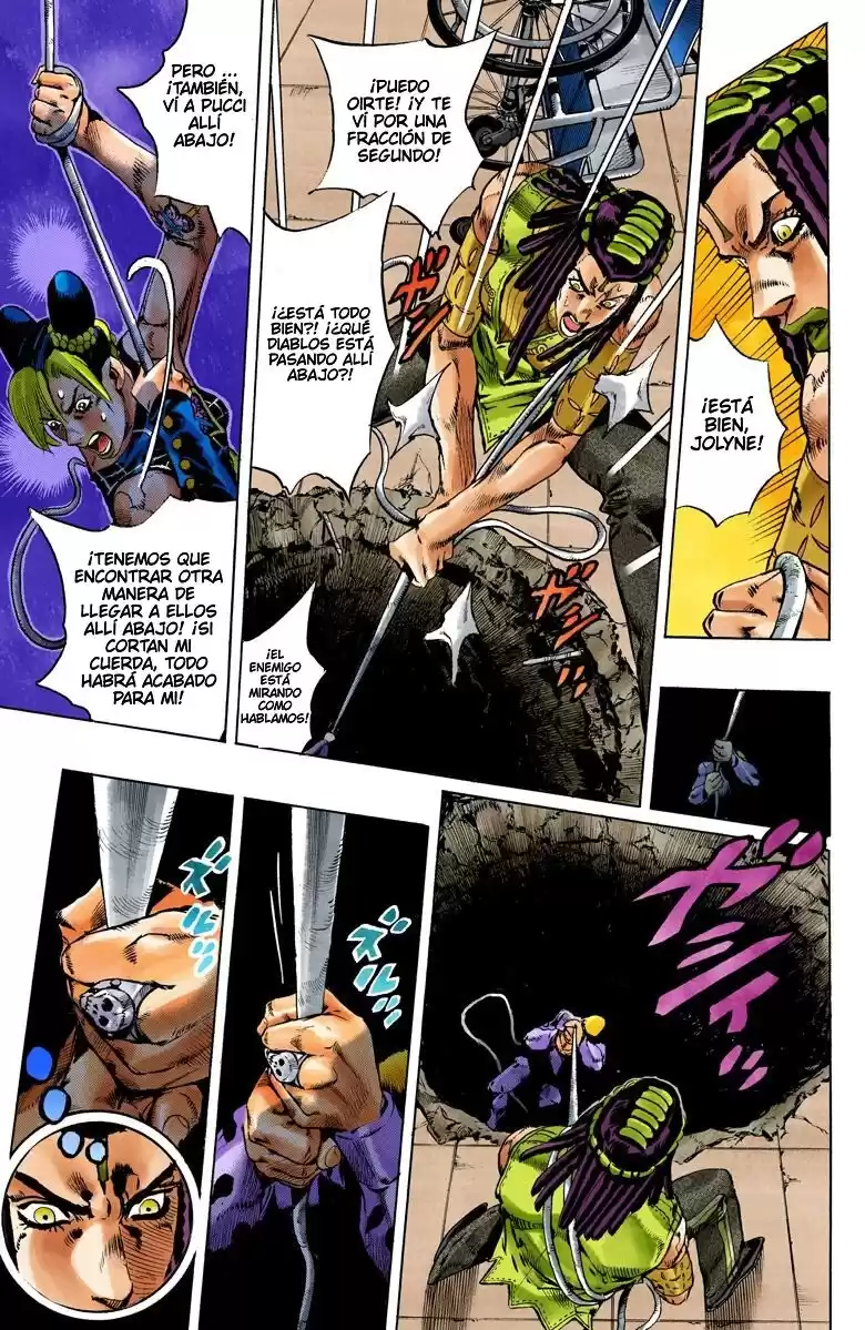 JoJo's Bizarre Adventure Parte 6: Stone Ocean Full Color Capitulo 120: Under World parte 2 página 12