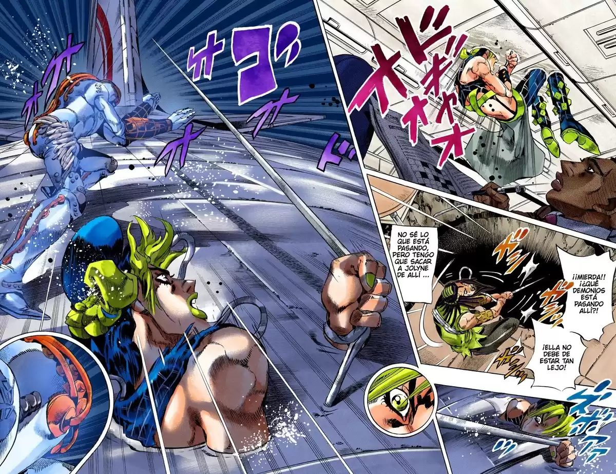 JoJo's Bizarre Adventure Parte 6: Stone Ocean Full Color Capitulo 120: Under World parte 2 página 4