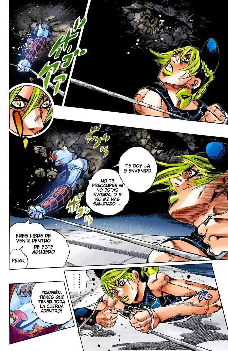 JoJo's Bizarre Adventure Parte 6: Stone Ocean Full Color Capitulo 120: Under World parte 2 página 7