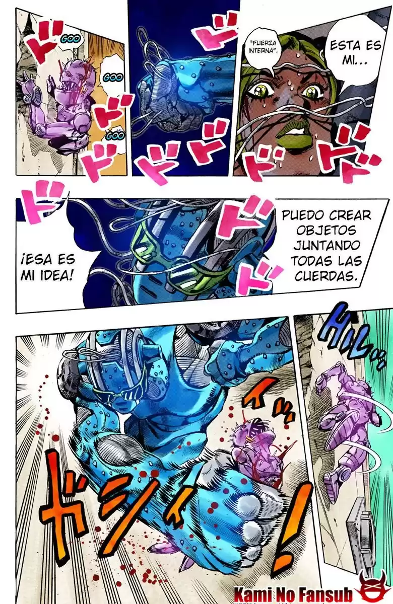 JoJo's Bizarre Adventure Parte 6: Stone Ocean Full Color Capitulo 9: Stone Free parte 2 página 4