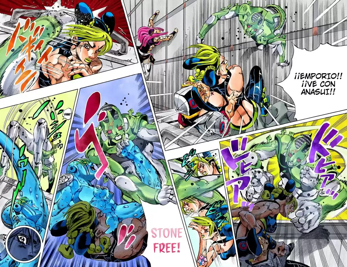 JoJo's Bizarre Adventure Parte 6: Stone Ocean Full Color Capitulo 141: C-Moon parte 1 página 3