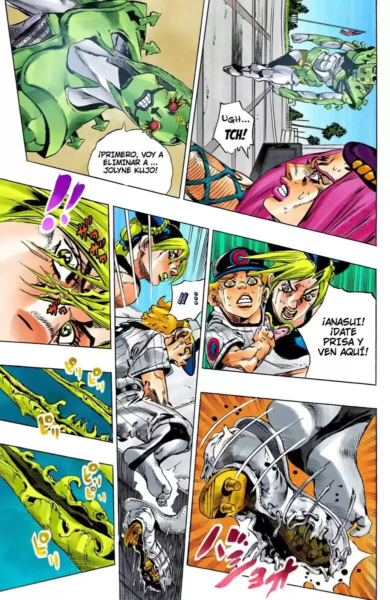 JoJo's Bizarre Adventure Parte 6: Stone Ocean Full Color Capitulo 141: C-Moon parte 1 página 6