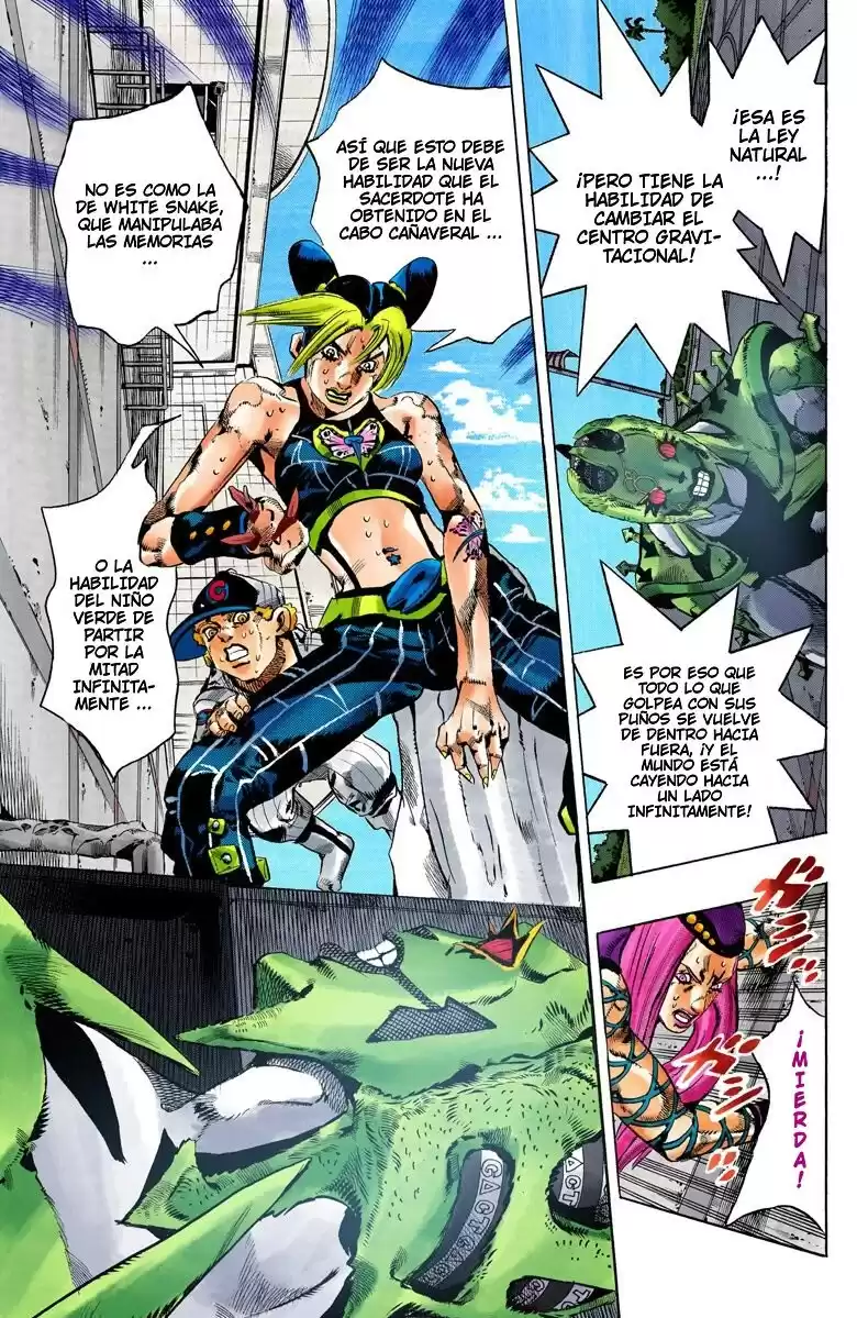 JoJo's Bizarre Adventure Parte 6: Stone Ocean Full Color Capitulo 141: C-Moon parte 1 página 8