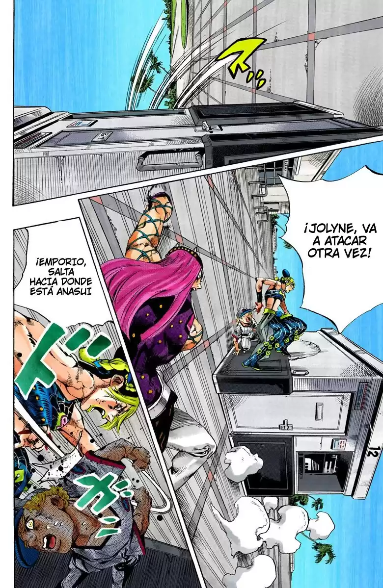 JoJo's Bizarre Adventure Parte 6: Stone Ocean Full Color Capitulo 141: C-Moon parte 1 página 9