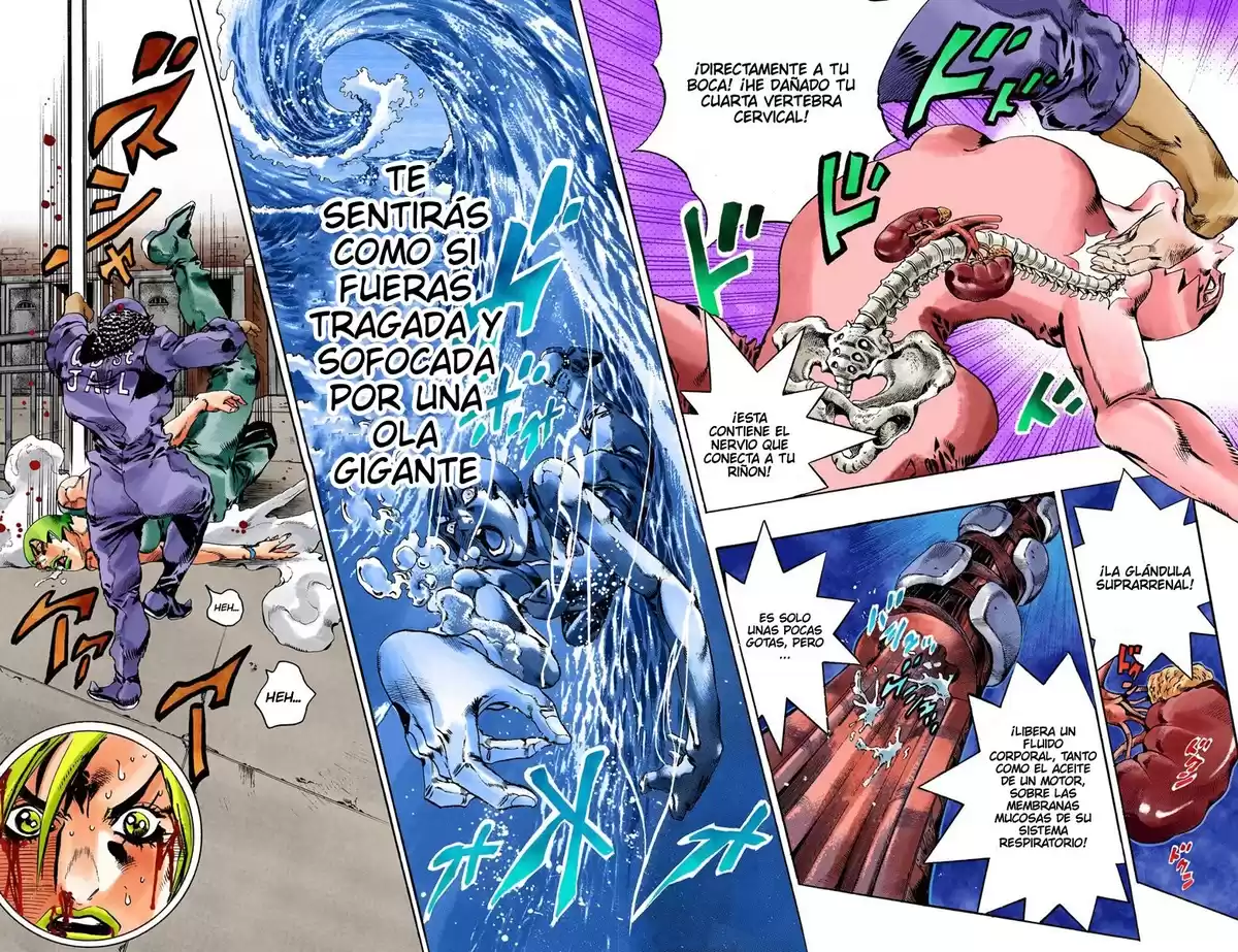 JoJo's Bizarre Adventure Parte 6: Stone Ocean Full Color Capitulo 68: Arde, Dragon's Dream parte 2 página 3