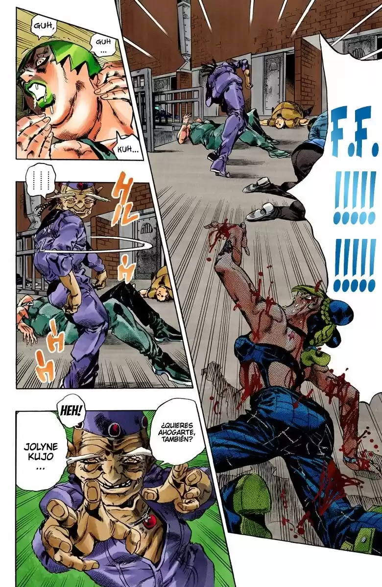 JoJo's Bizarre Adventure Parte 6: Stone Ocean Full Color Capitulo 68: Arde, Dragon's Dream parte 2 página 4