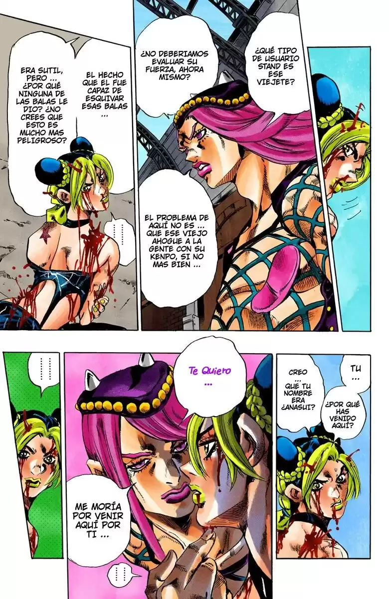 JoJo's Bizarre Adventure Parte 6: Stone Ocean Full Color Capitulo 68: Arde, Dragon's Dream parte 2 página 9