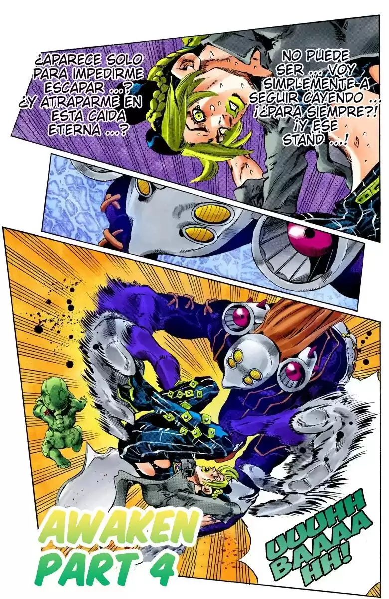 JoJo's Bizarre Adventure Parte 6: Stone Ocean Full Color Capitulo 88: AWAKEN - Despertar parte 4 página 1