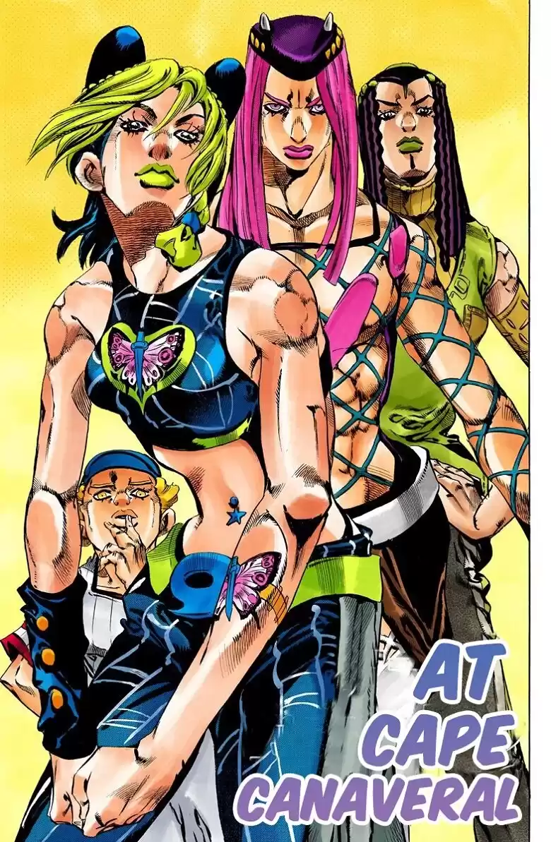 JoJo's Bizarre Adventure Parte 6: Stone Ocean Full Color Capitulo 138: Llegando a Cabo Cañaveral página 1