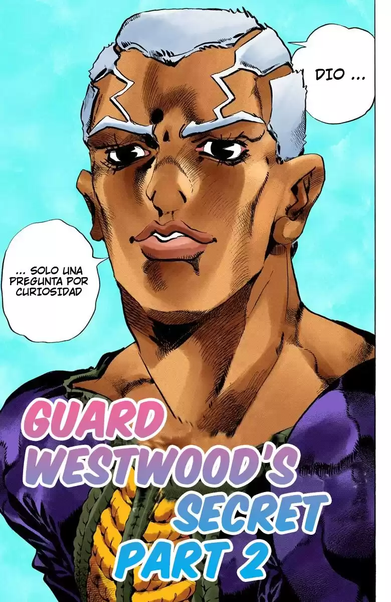 JoJo's Bizarre Adventure Parte 6: Stone Ocean Full Color Capitulo 61: El Secreto del Guardia Westwood parte 2 página 1