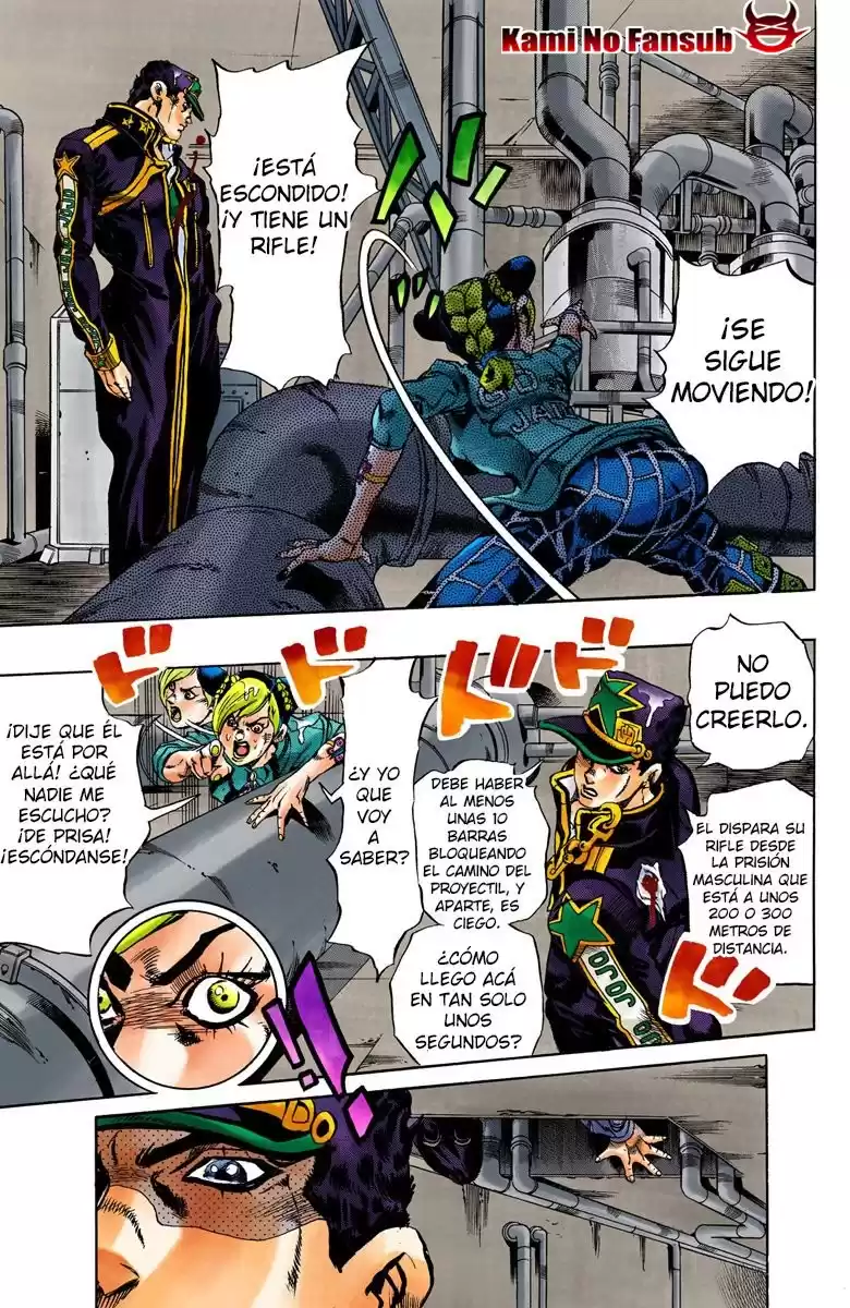 JoJo's Bizarre Adventure Parte 6: Stone Ocean Full Color Capitulo 16: El visitante parte 6 página 8