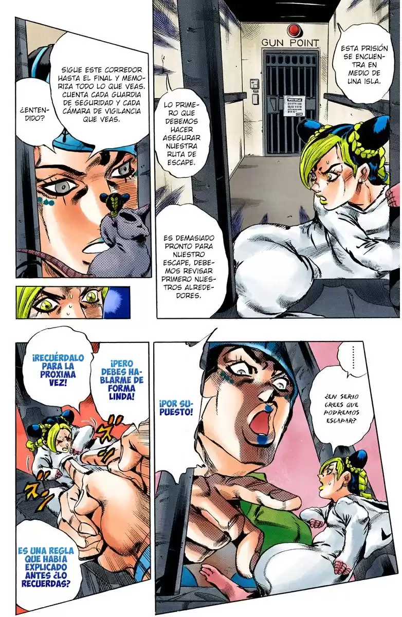 JoJo's Bizarre Adventure Parte 6: Stone Ocean Full Color Capitulo 7: Goo Goo Dolls página 5