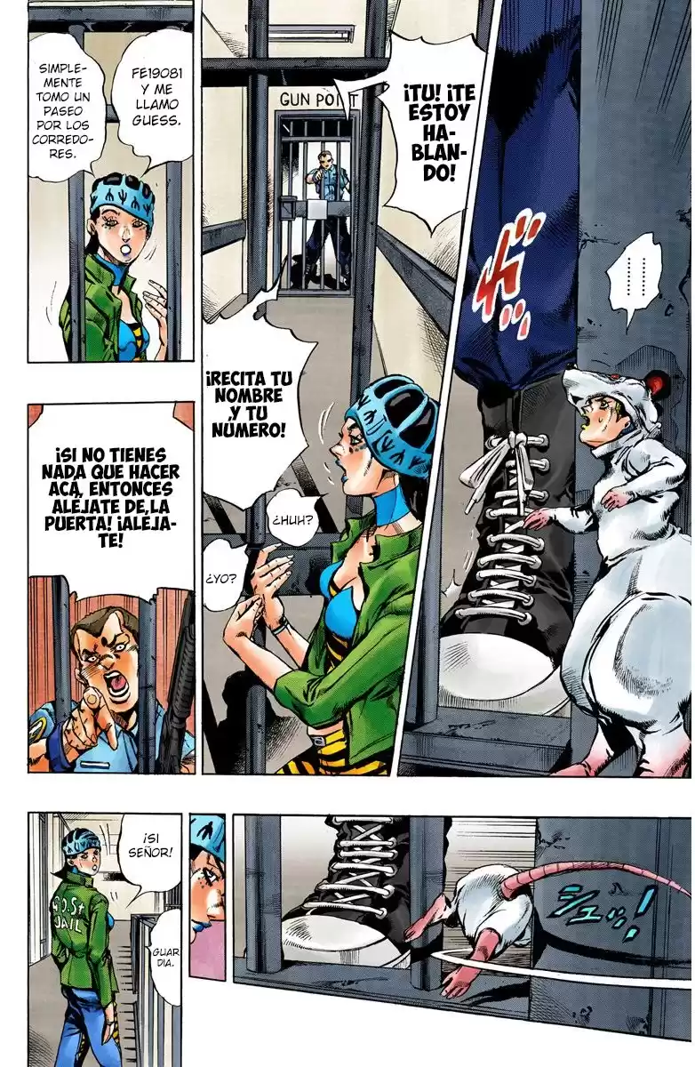 JoJo's Bizarre Adventure Parte 6: Stone Ocean Full Color Capitulo 7: Goo Goo Dolls página 9