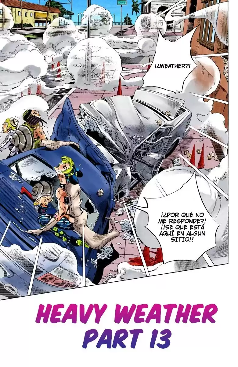 JoJo's Bizarre Adventure Parte 6: Stone Ocean Full Color Capitulo 137: Heavy Weather parte 13 página 1