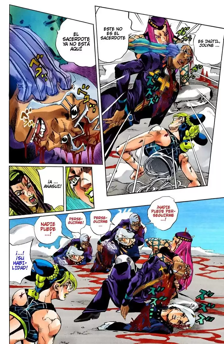 JoJo's Bizarre Adventure Parte 6: Stone Ocean Full Color Capitulo 137: Heavy Weather parte 13 página 10