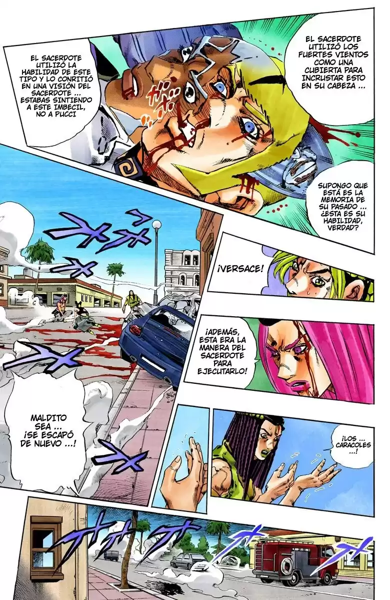 JoJo's Bizarre Adventure Parte 6: Stone Ocean Full Color Capitulo 137: Heavy Weather parte 13 página 11