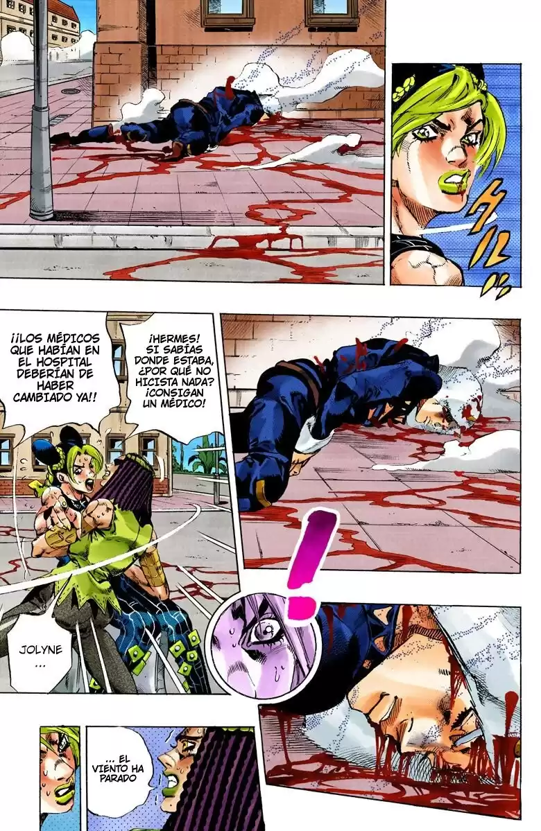 JoJo's Bizarre Adventure Parte 6: Stone Ocean Full Color Capitulo 137: Heavy Weather parte 13 página 13