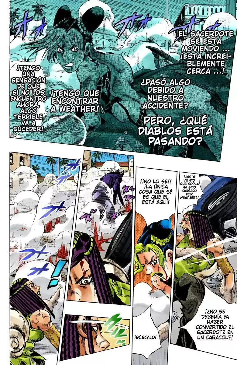 JoJo's Bizarre Adventure Parte 6: Stone Ocean Full Color Capitulo 137: Heavy Weather parte 13 página 2