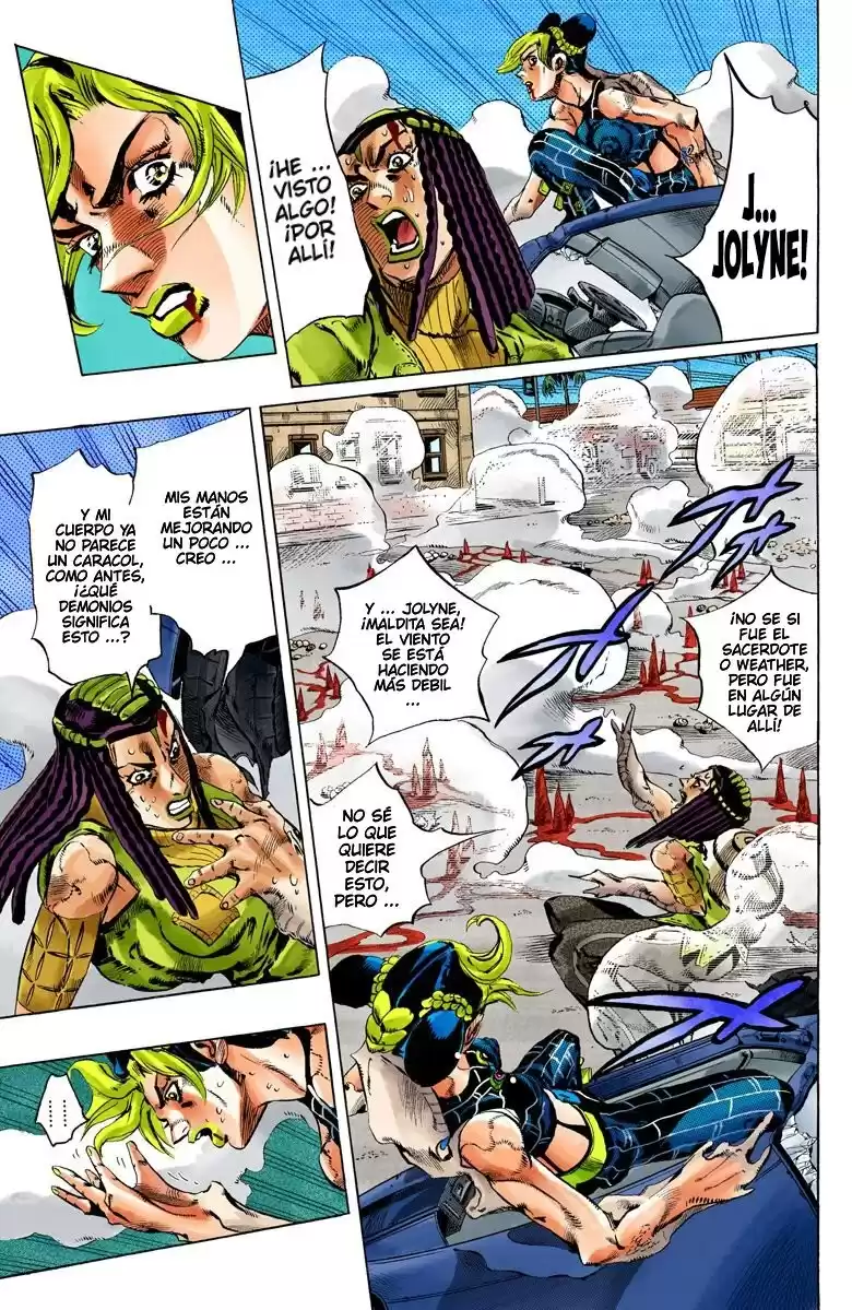 JoJo's Bizarre Adventure Parte 6: Stone Ocean Full Color Capitulo 137: Heavy Weather parte 13 página 3