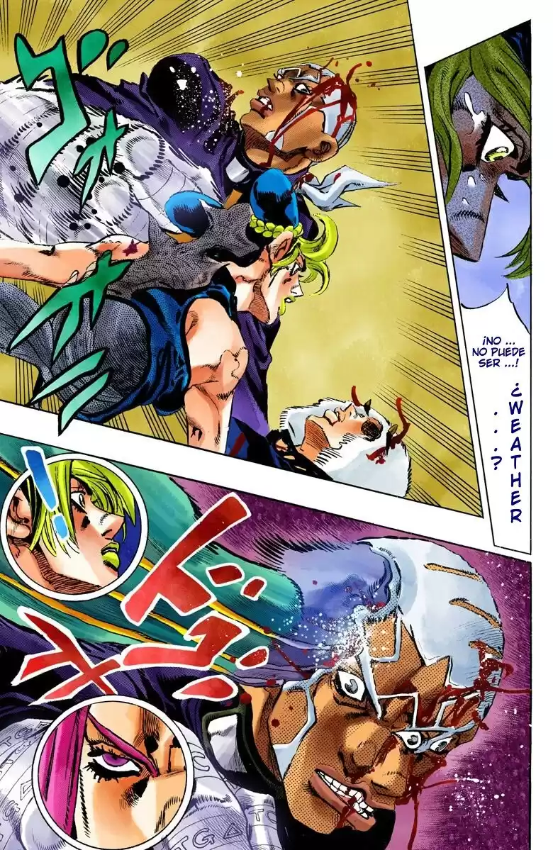 JoJo's Bizarre Adventure Parte 6: Stone Ocean Full Color Capitulo 137: Heavy Weather parte 13 página 9