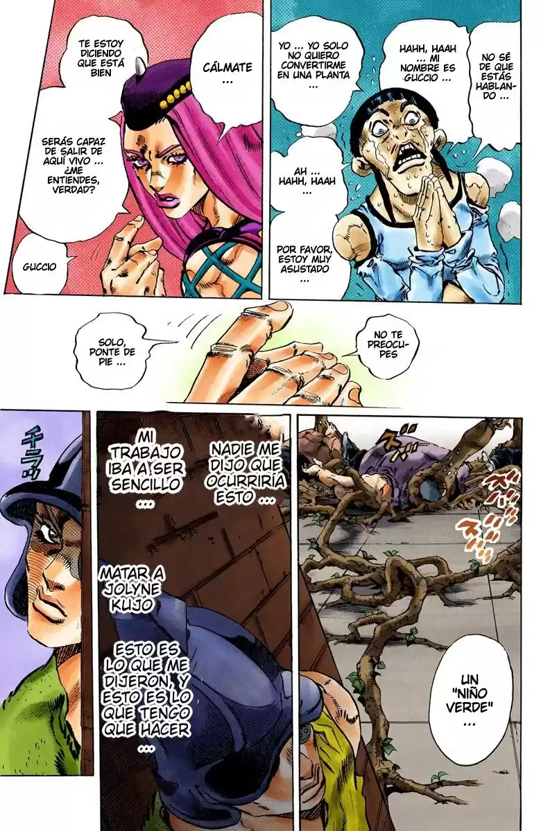 JoJo's Bizarre Adventure Parte 6: Stone Ocean Full Color Capitulo 78: ¡Aquí Viene Yo-Yo Ma! parte 1 página 10