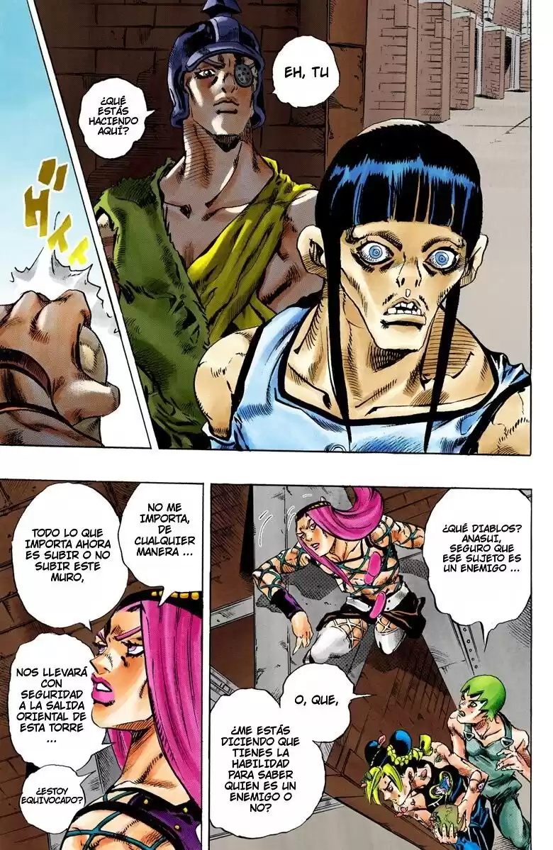 JoJo's Bizarre Adventure Parte 6: Stone Ocean Full Color Capitulo 78: ¡Aquí Viene Yo-Yo Ma! parte 1 página 12