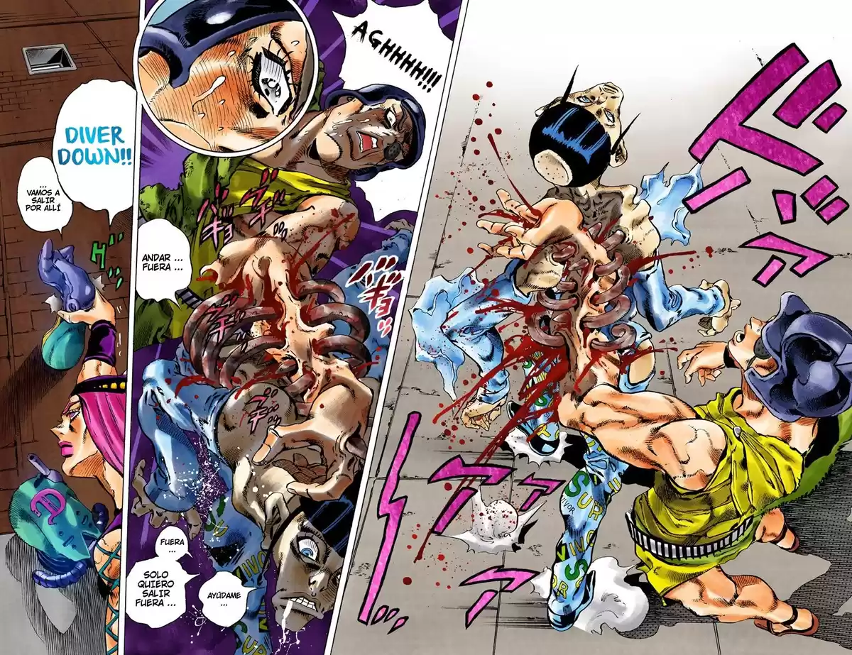 JoJo's Bizarre Adventure Parte 6: Stone Ocean Full Color Capitulo 78: ¡Aquí Viene Yo-Yo Ma! parte 1 página 15