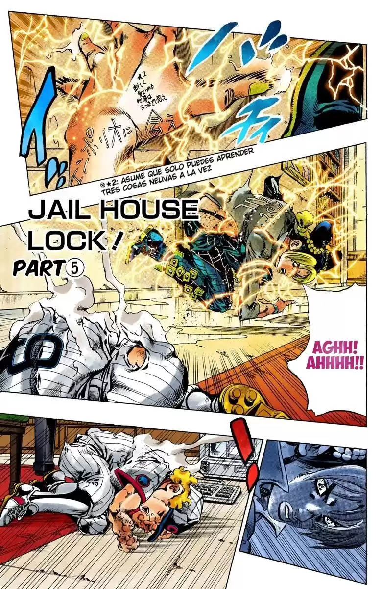 JoJo's Bizarre Adventure Parte 6: Stone Ocean Full Color Capitulo 100: ¡Jail House Lock! parte 5 página 3