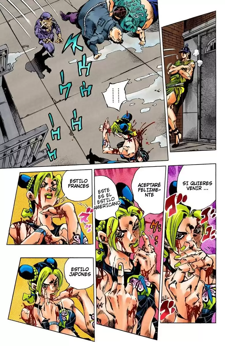 JoJo's Bizarre Adventure Parte 6: Stone Ocean Full Color Capitulo 67: Arde, Dragon's Dream parte 1 página 6